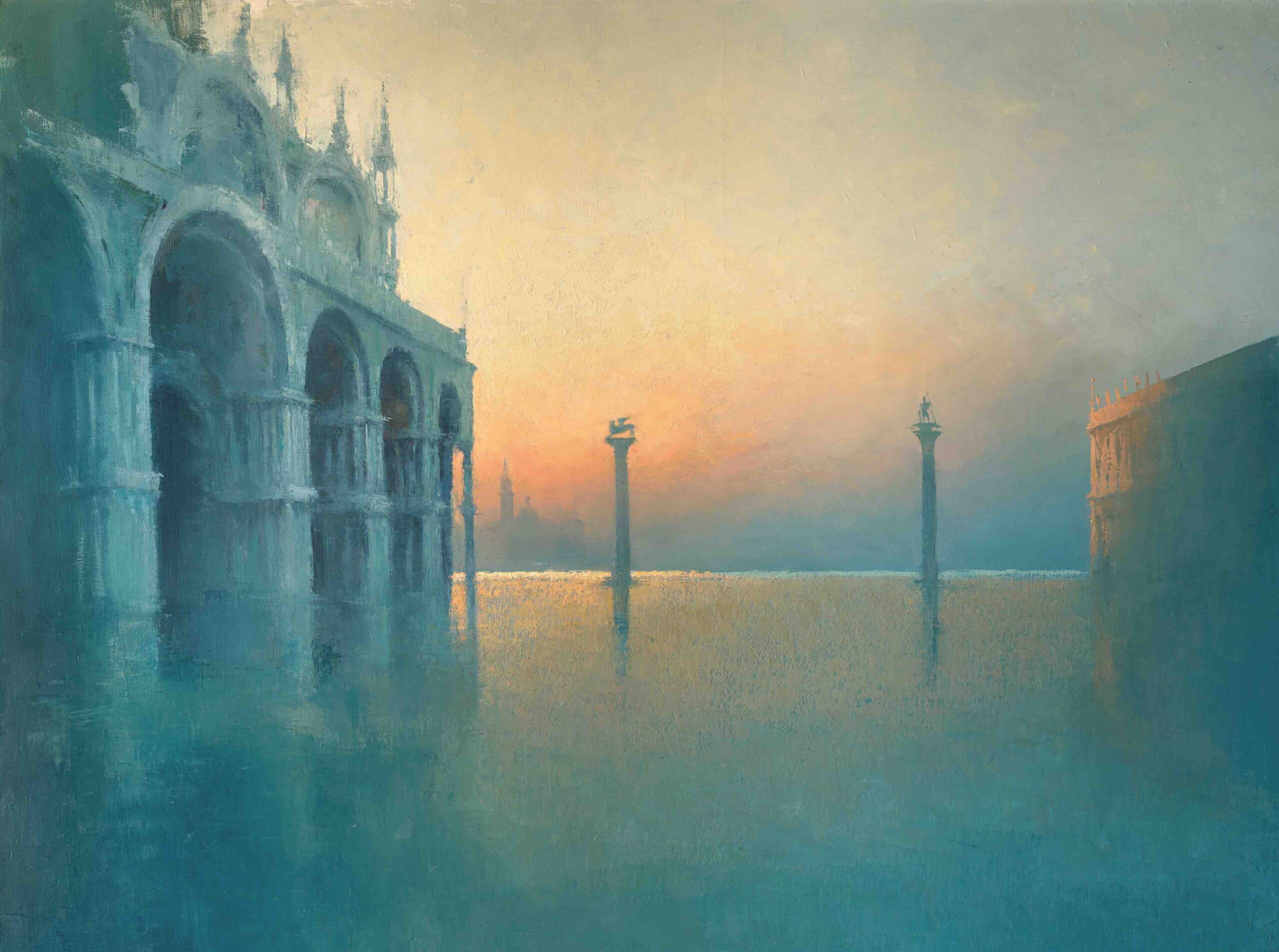 Piazza San Marco all'Alba